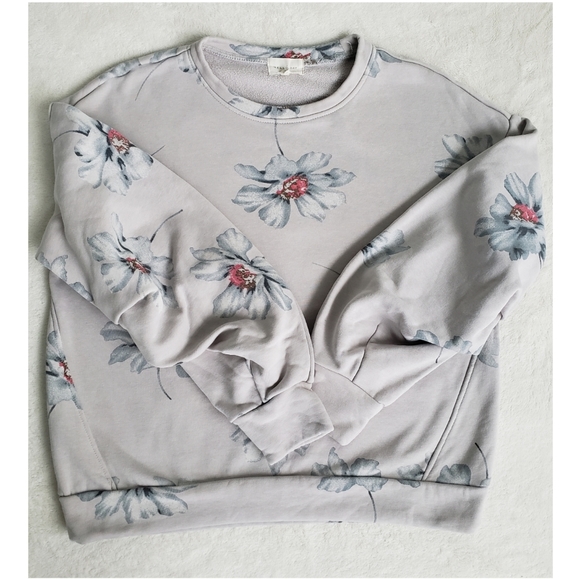 Mello Day Floral Balloon Sleeve Sweater - Picture 3 of 8